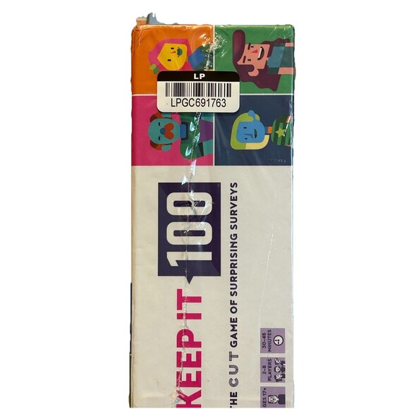 Keep It 100 The Cut Game of Surprising Surveys Party Card Game NEW Sealed - Picture 4 of 4